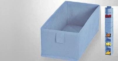 Otvorené schránky v modrej farbe (4 kusy)