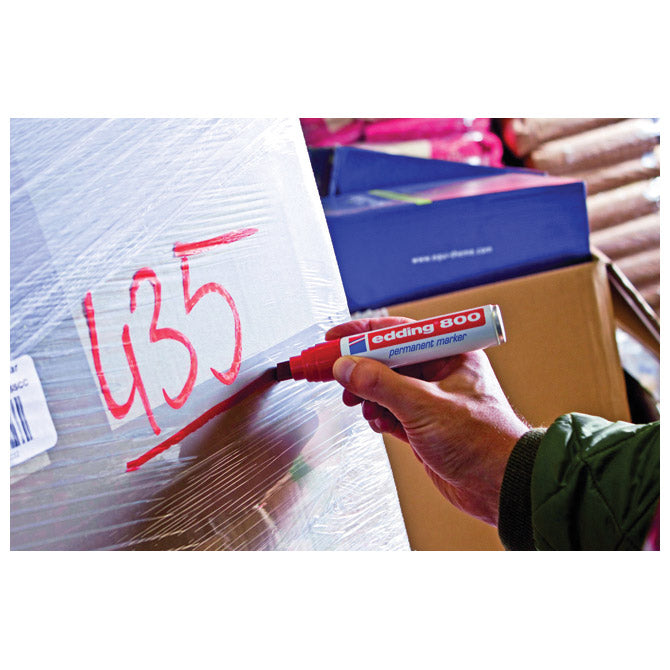 Marker permanentni 4-12mm edding 800 crveni