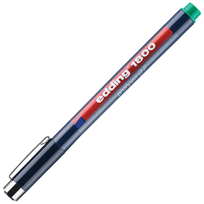 TEHNIČNI FLOMASTER PROFIPEN 0,7MM EDDING 1800 ZELENI