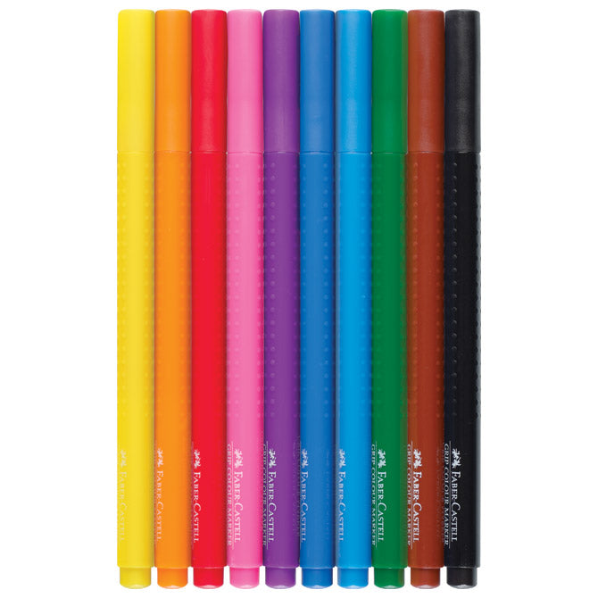 Flomaster školski  10boja grip faber castell 155310 blister