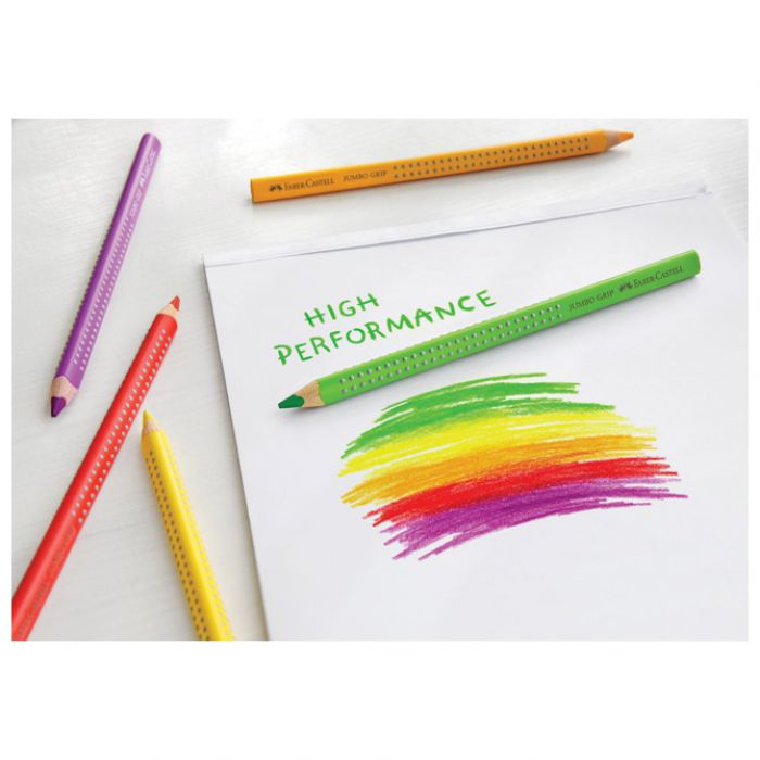 BOJE DRVENE   6BOJA JUMBO GRIP FABER-CASTELL 110906