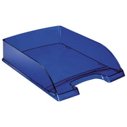 Ladica za spise leitz 52260039 prozirno plava