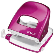 Bušač 2 rupe do  30 listova wow leitz 50082223 metalik rozi blister
