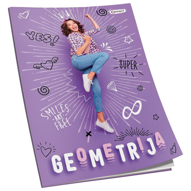 OBRAZAC ŠKOLSKI GEOMETRIJA PREMIUM CONNECT GIRL