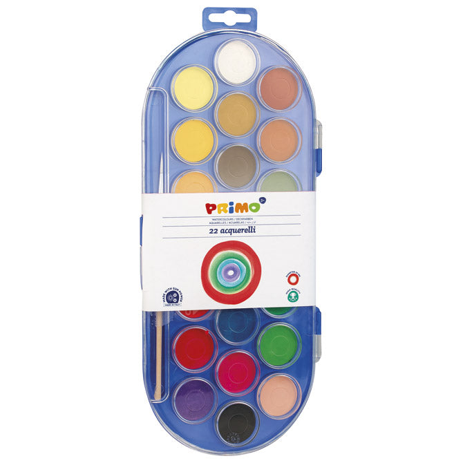 Boja vodena fi 30mm 22boje plus kist cmp.114a22sg blister