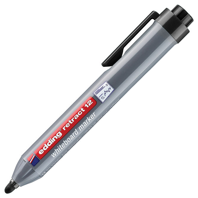 MARKER ZA BIJELU PLOČU 1,5-3MM EDDING RETRACT 12 CRNI