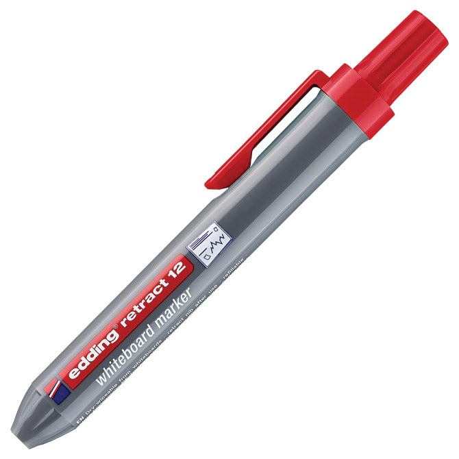 MARKER ZA BIJELU PLOČU 1,5-3MM EDDING RETRACT 12 CRVENI
