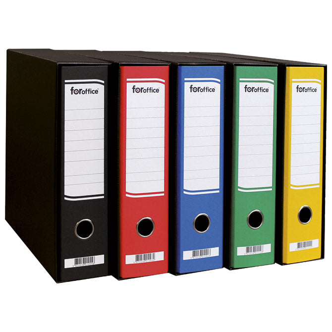 REGISTRATOR A4 ŠIROKI V ČRNI ŠKATLI FOROFFICE 203119 (16188) ČRN