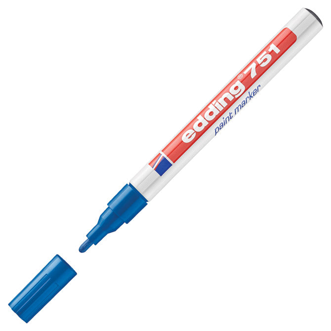PERMANENTNI LAKIRNI MARKER 1-2MM EDDING 751 MODRI