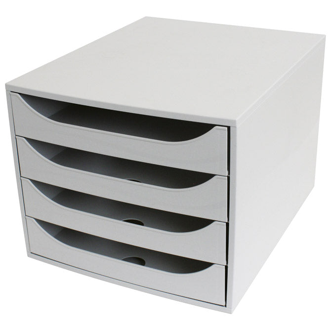 KUTIJA S  4 LADICE ECOBOX EXACOMPTA 228606D SIVA