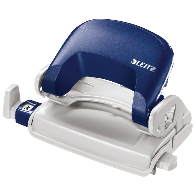 Luknjač za 2 luknji do 10 listov nexxt leitz 50580135 moder