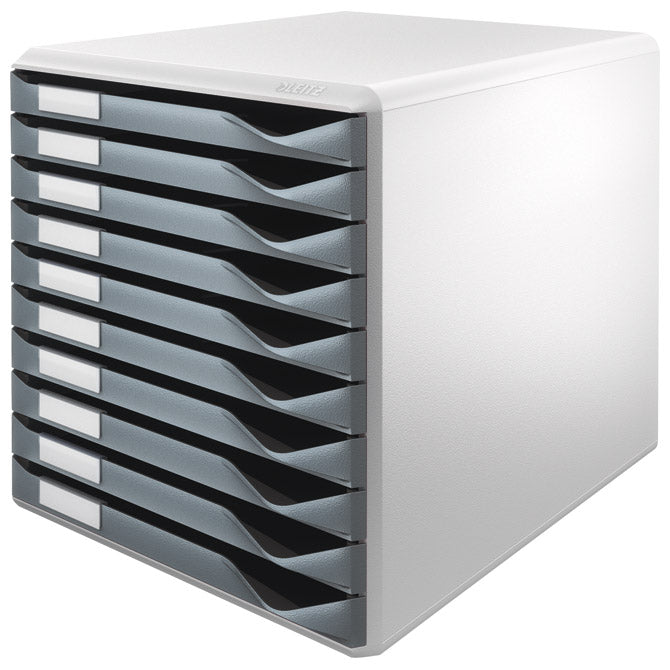 KUTIJA Z 10 PREDALI FORM SET LEITZ 52810089 SIVA