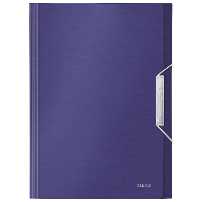 MAPA ZA KUĆNI BUDŽET  6 PREGRADA S GUMICOM PP STYLE LEITZ 39570069 TAMNO PLAVA