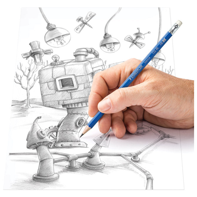 OLOVKA GRAFITNA HB NORICA S GUMICOM STAEDTLER 132 46-HB