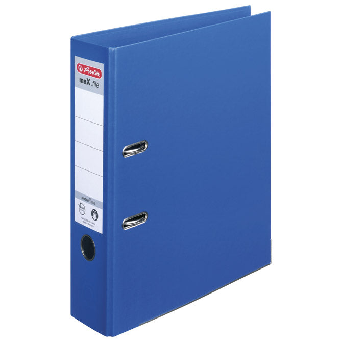 Regalnik A4 široki samostoječi maX.file Herlitz 10834331 modra