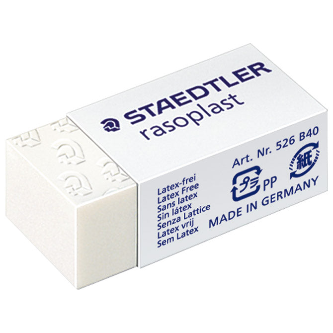 GUMICA RASOPLAST STAEDTLER 526 B40 BIJELA-KOMAD