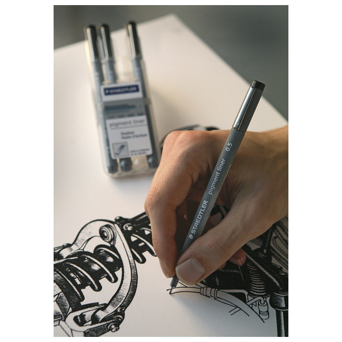Flomaster za tehničko crtanje 0,5mm pigment liner staedtler 308 05-9 crni