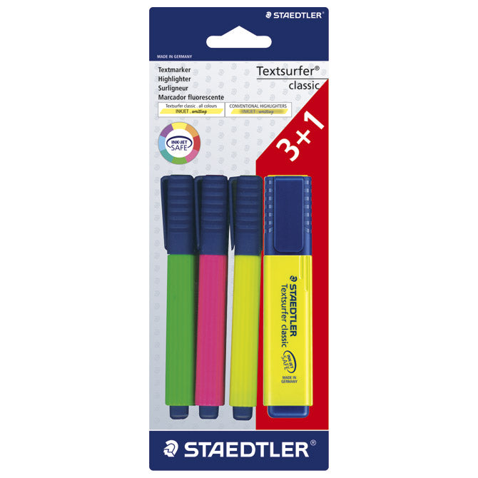 Signir 1-5mm classic staedtler 364 a bk4d 3boje (3 plus 1gratis) blister