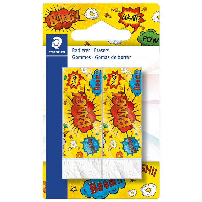 GUMICA RASOPLAST B20 PK2 COMIC STAEDTLER 526B2COBK2 BLISTER!!