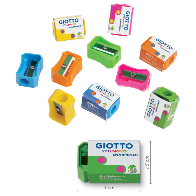 ŠILJILO PVC 1RUPA STILNOVO GIOTTO FILA 2329 SORTIRANO FLUORESCENTNE BOJE