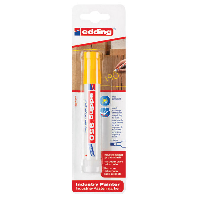 MARKER INDUSTRIJSKI PAINTER PERMANENTNI 10MM EDDING 950/1 ŽUTI BLISTER