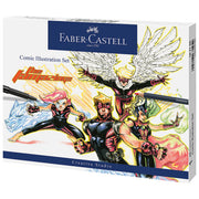Set crtaći comic ilustration pk15 faber castell 167195