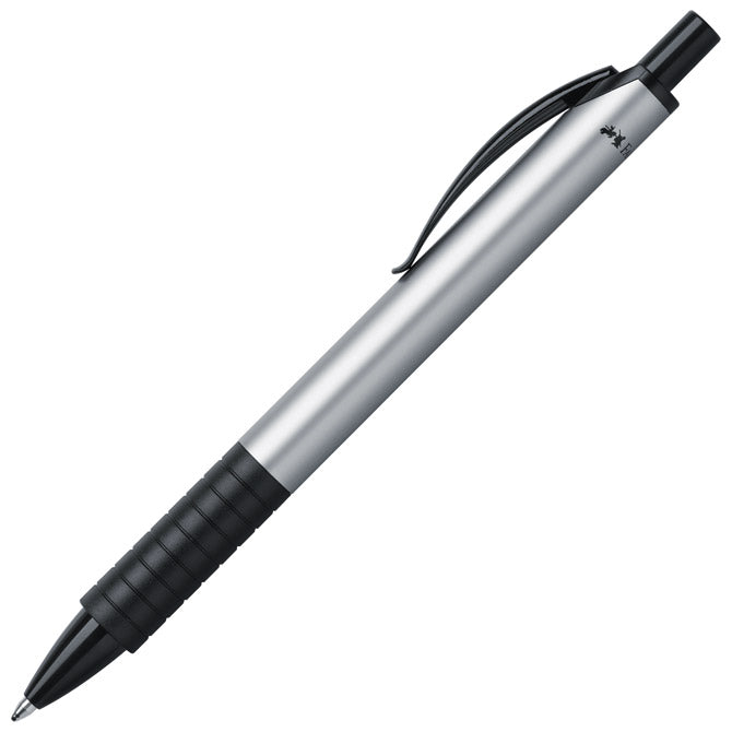 Olovka kemijska basic metal faber castell 143411 mat srebrna