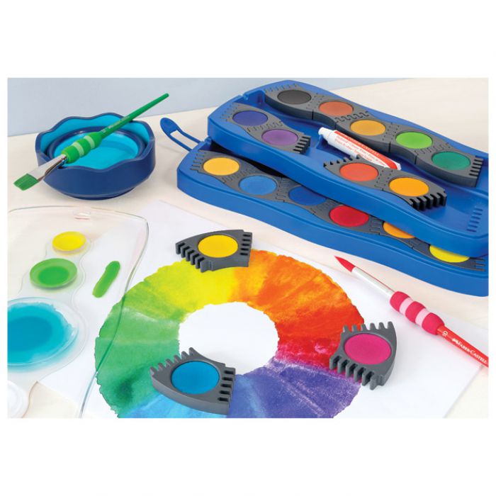 SET KISTOVA OD SINTETIČKIH VLAKANA PK4 FABER-CASTELL 481600 SORTIRANO BLISTER