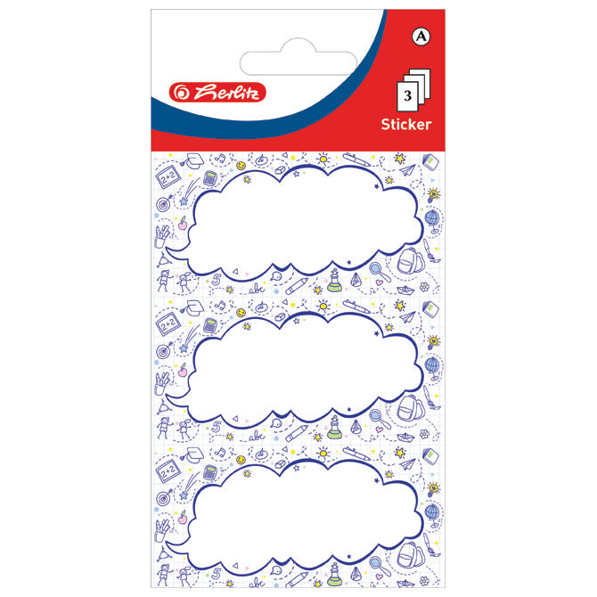 Etikete školske papir oblaci herlitz 50034277 blister