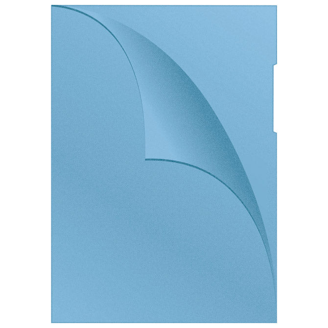 FASCIKL "L" 120MY PP A4 MAT PK100 Q-CONNECT KF00307 PLAVI