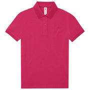 MAJICA KRATKI RUKAVI B&C MYPOLO180 WOMEN 180G ROZA XS