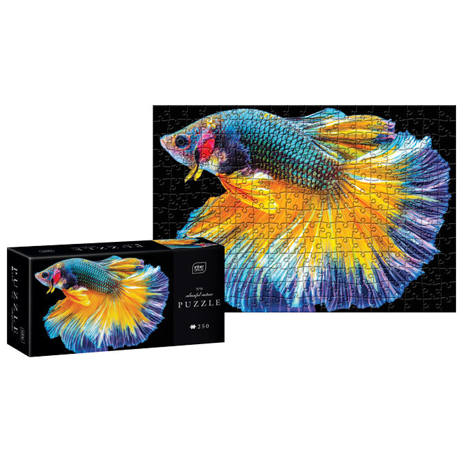 PUZZLE 250 KOM COLORFUL NATURE 6 FISH INTERDRUK