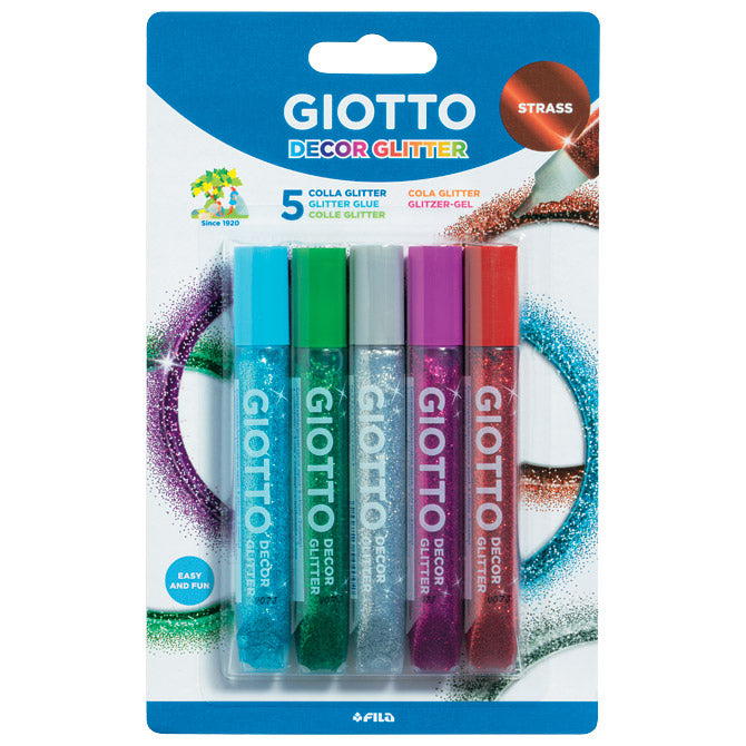 LEPILO GLITTER 10,5MLX5BARV GIOTTO STRASS FILA 5452 BLISTER