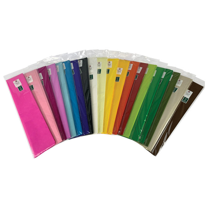 PAPIR UKRASNI TISSUE 50X76CM PK6 CARTOTECNICA ROSSI F072 SVIJ.ŽUTI BLIS.
