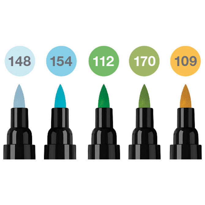 MARKER OBOSTRANI PITT ARTIST 5BOJA ANIMALS INDIA INK FABER CASTELL 162008 SORTIRANO