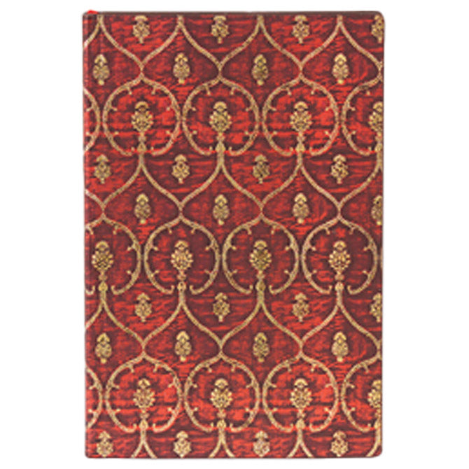 NOTES  9X14CM-MINI CRTE 104L S GUMICOM RED VELVET FLEXIS PAPERBLANKS FB9633-7