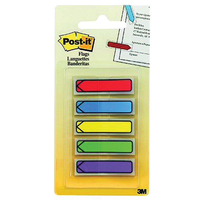 ZASTAVICA 11,9X43,2MM 5BOJAX20L POST-IT 3M.684 -ARR1OBLIK STRELICE