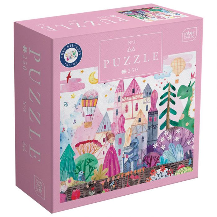 PUZZLE 250 KOM KIDS 3 CASTLE INTERDRUK