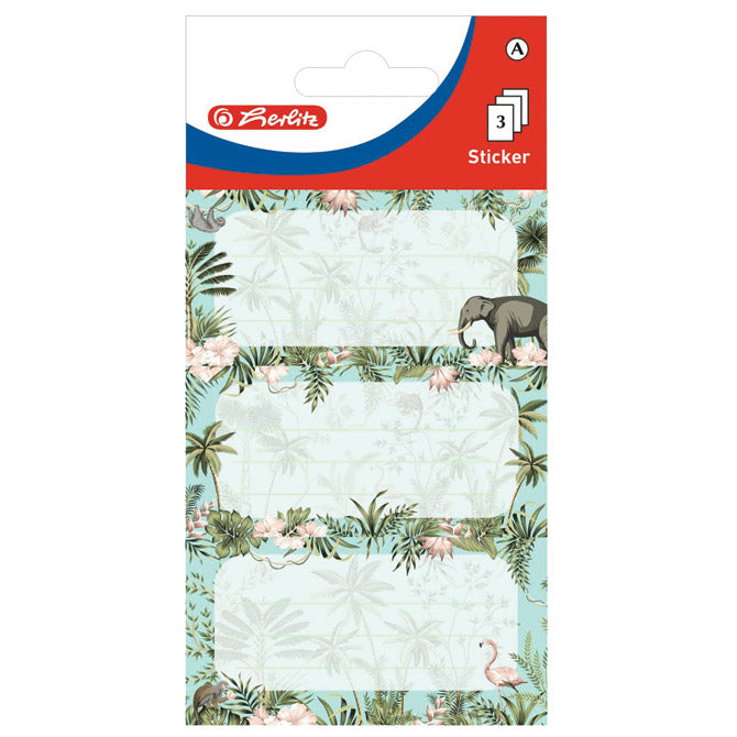 ETIKETE ŠKOLSKE PAPIR TROPIC HERLITZ 50034314 BLISTER