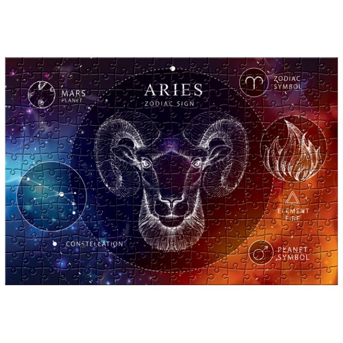 PUZZLE 250 KOM ZODIAC 1 ARIES (OVAN) INTERDRUK * DO ISTEKA ZALIHA