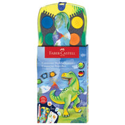 BOJA VODENA FI 24 MM 12 BOJA  PLUS  BIJELA TEMPERA CONNECTOR DINO FABER CASTELL 125036