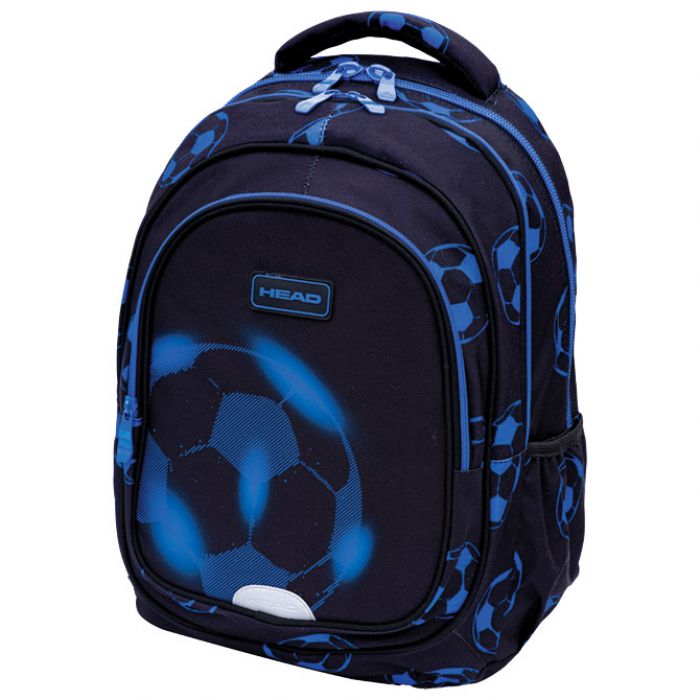 RUKSAK ŠKOLSKI-NOTEBOOK ANATOMSKI BLUE FOOTBALL HEAD 502025036