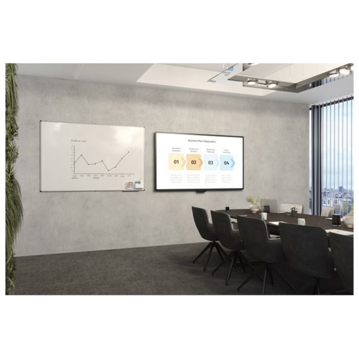 PLOČA MAGNETNA  120X90 CM ALUMINIJSKI OKVIR UNITE PLUS LEGAMASTER 7-108254 BIJELA