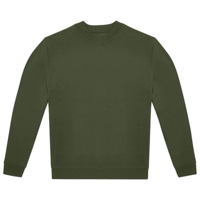 MAJICA DUGI RUKAVI B&C ID.332 CREW 280G MASLINASTO ZELENA 2XL