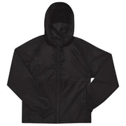VJETROVKA S KAPULJAČOM ZIP UNISEX B&C # RESET LINED WINDBREAKER CRNA 2XL