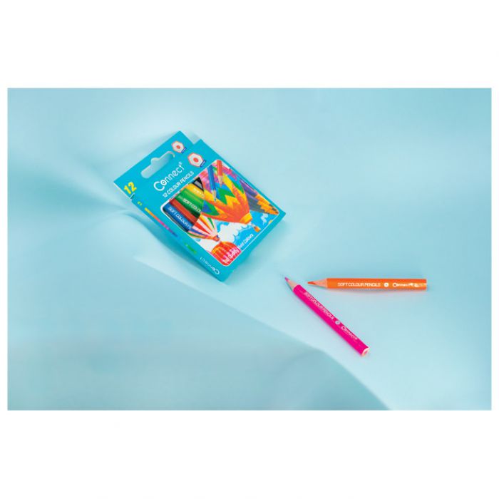 BOJE DRVENE  12BOJA KRATKE CONNECT BLISTER
