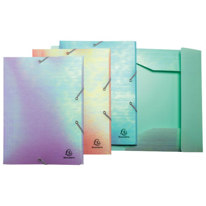 FASCIKL KLAPNA S GUMICOM PP A4 CANDY TIDY EXACOMPTA 55130E HOLOGRAFIK