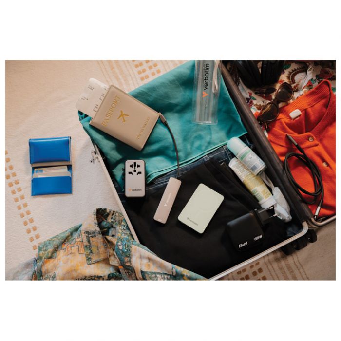 KABEL MAGNETSKI S ZASLONOM USB-C NA USB-C 100W 120 CM VERBATIM 31848 CRNI