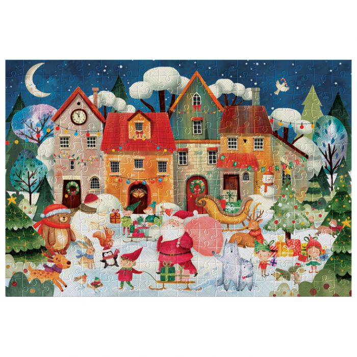 PUZZLE 250 KOM TUBA CHRISTMAS "CHRISTMAS TOWN" INTERDRUK