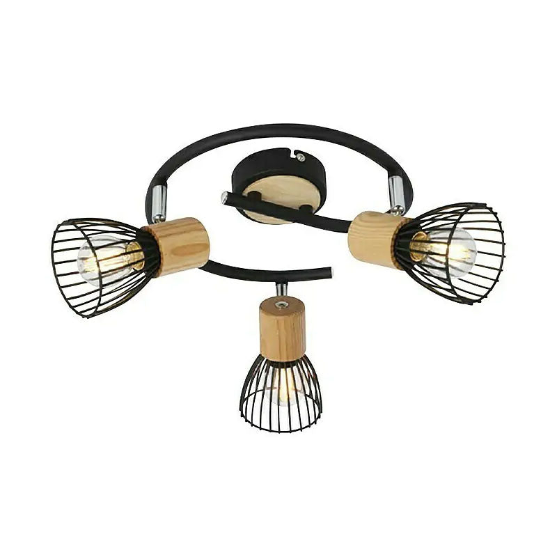 Rasvjeta Spot Black+Wood 3 Ferotehna